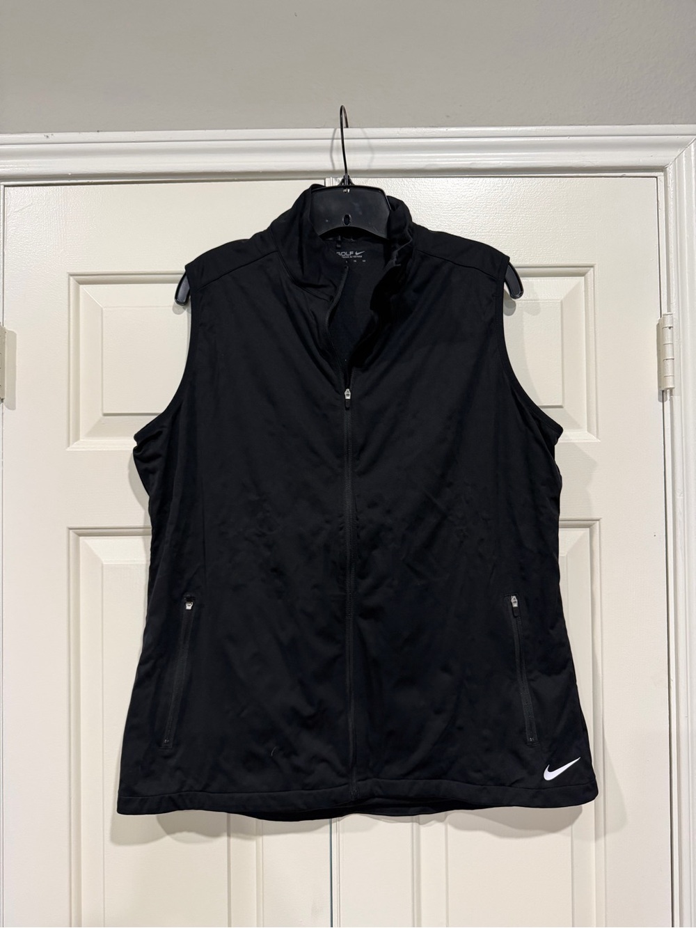 Nike Black Golf Vest with Full Zip